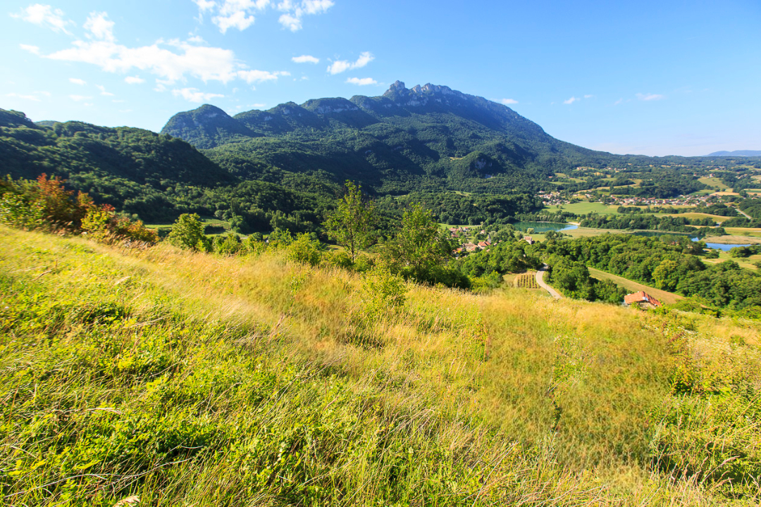Paysage du gîte des lacs